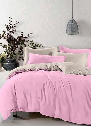Постельное белье бязь розово-бежевый семейный