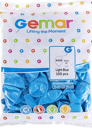 Шарики 12 пастель "голубой светлый" g110/009 110913