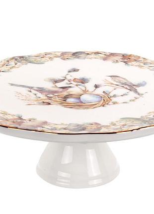Блюдо для торта lefard easter time 20 см 985-192 фарфор
