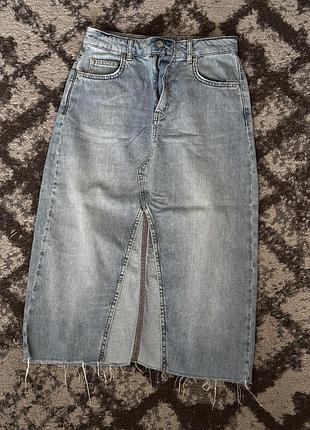 Джинсова спідниця mango, розмір xs