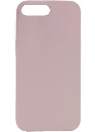 Чехол silicone case full protective (aa) no logo для apple iphone 7 plus / 8 plus (5.5") серый / lavender