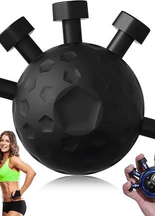 Эспандер для кистей с двумя уровнями нагрузки из силикона и металла для тренировки пальцев yj-8819