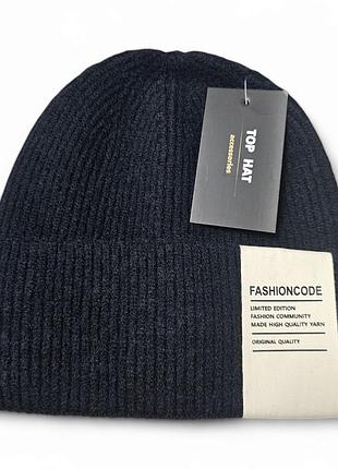 Шапка женская можные женские шапки ангорой чёрный