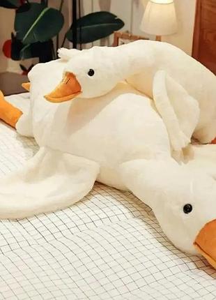 70 см мягкая плюшевая игрушка подушка обнимашка гусь, гусь-обнимусь