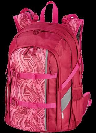Женский рюкзак с усиленной спинкой 22l topmove малиновый