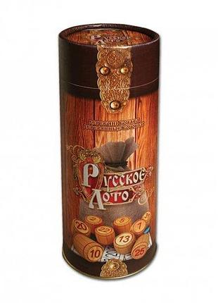 Гра настільне російське лото в тубі від 5 років