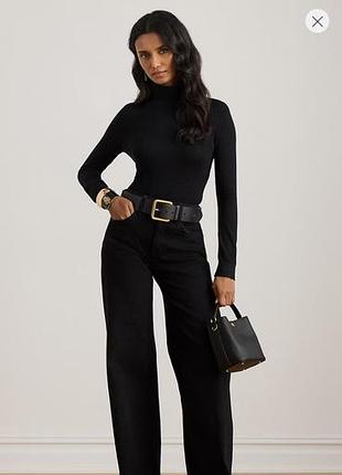 Приталений гольф з суміші шовку ralph lauren