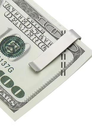 Затискач для грошей металевий арт. 07737