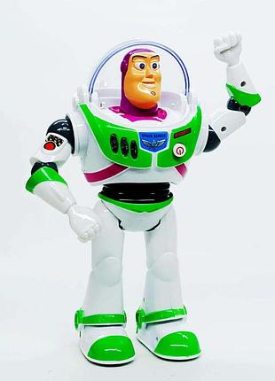 Інтерактивна іграшка базз свєтік лайтер — робот що ходить та світиться, 26 см, арт.1169