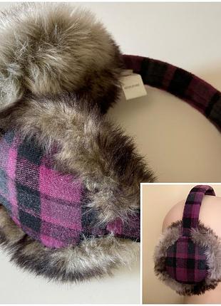 Наушники из искусственного меха и кашемира