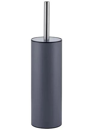 Ершик для унитаза напольный mixxus ellipse-tb0201 округлый нержавеющая сталь графит mi7068