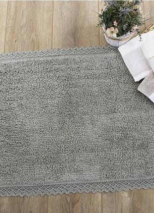 Килимок у ванну 50х90 polka irya зелений