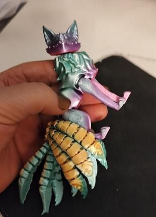 Игрушка фигурка подвижная пластик принт 3d модель многохвостная лиса