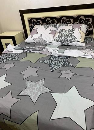 Постельное белье бязь большая звезда семейный