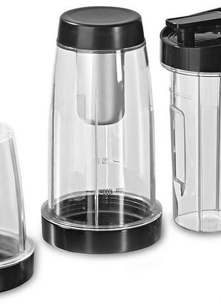 Набор чашек gourmetmaxx (7 шт. черного цвета) для миксера, amazon, германия