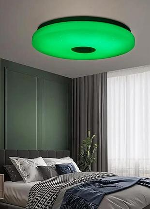38см світлодіодний rgb світильник стельовий bluetooth + пульт дистанційного керування