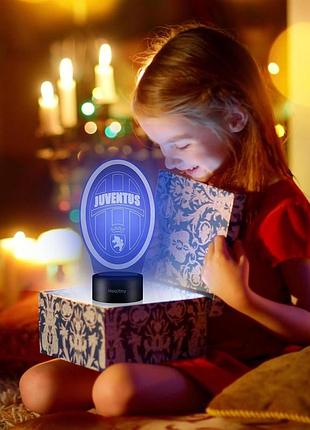 Лампа hoojtny juventus, ночник для гаджета juventus football, amazon, германия