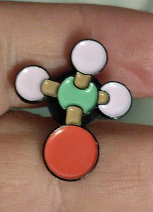 Брошка брошка пін значок метал наука атом молекула