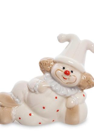 Статуэтка фарфоровая клоун 9 см 1108999