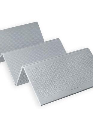 Дитячий складний термокилимок однотонний 2000*1500*10мм сірий (299) sw-00001187