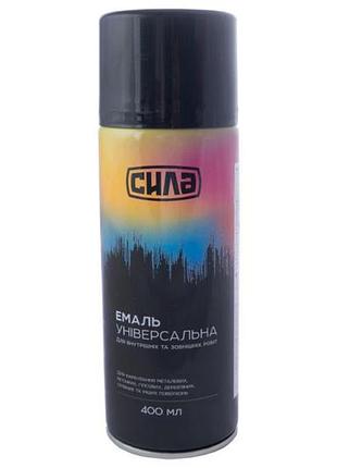 Фарба аерозольна сила 400 мл ral 9005 чорна (951301)