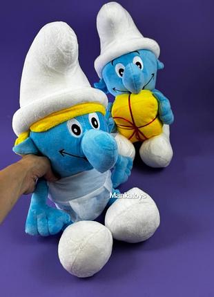 М`яка іграшка смурфики m 18232 висота 52 см, присоска