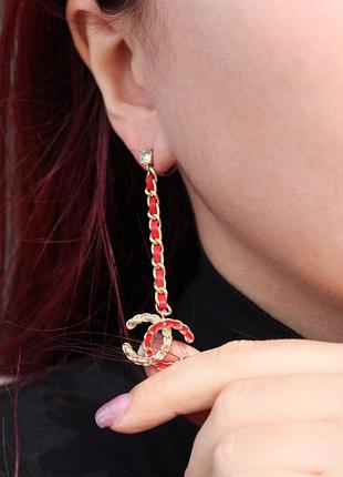 Серьги гвоздики с логотипом/посеребрение и позолота 24к