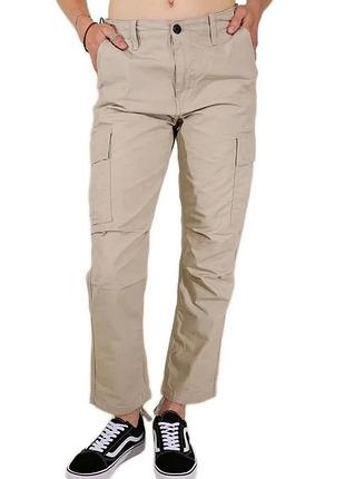 Брюки штани карго у стилі ретро винтаж slim fit стиль 80-х 90-х висока посадка з кишенями