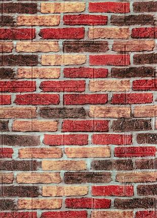 Самоклеюча 3d панель під цеглу для ремонту стін без пилу та сміття з шумоізоляцією та утепленням ve-33