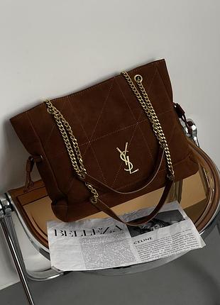 Сумка женская ve aint larent jamie in ede карамель шоппер ив сен лоран yousf