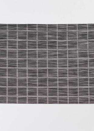 Салфетка сервировочная на стол 45×30 (см) прямоугольная черный hp-35-18b