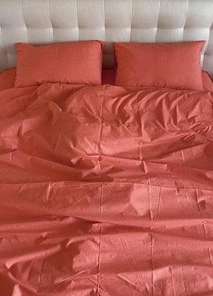 Постільна білизна бязь кораловий двоспальний