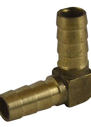 Штуцер-соединитель угол для шланга, d12 мм, днепр