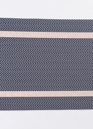 Салфетка сервировочная на стол 45×30 (см) прямоугольная серый hp-35-16g