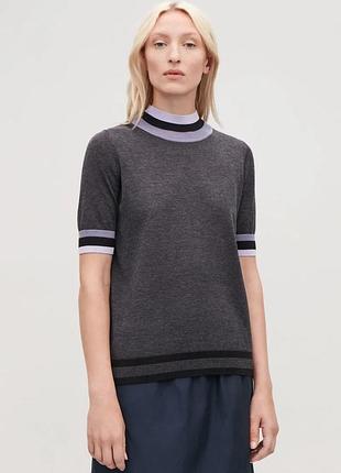 Американка кофта вʼязаний світер світшот натуральний шовк cos