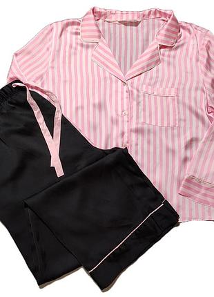 Комбинированная пижама сатин primark