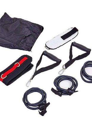 Тренувальний амортизатор record fi-6413 чорно-червоний (56429356), no branding