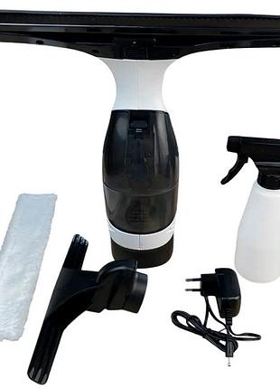 Пылесос для окон аккум. gvc-wv01 (1.8kpa, 3.7v, 2200mah, 150 м.кв, 30хв, 125 ml) (grunhelm)