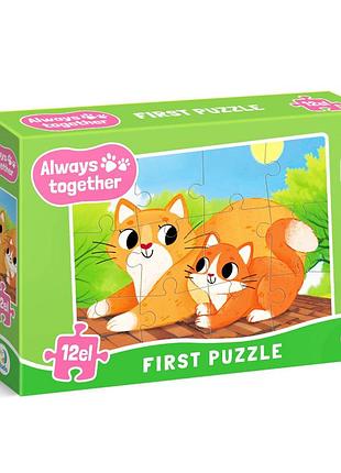 Пазл dodo «завжди разом. котики» 12 елем. (300632)