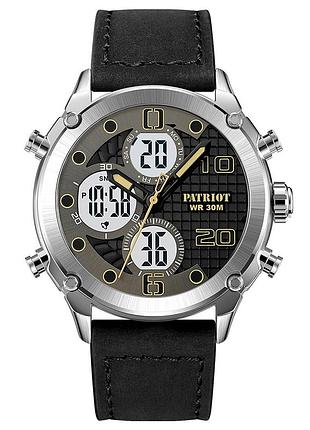 Годинник наручний patriot 017lsiwt silver-white leather