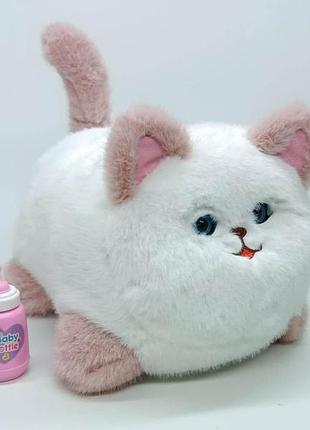 Интерактивный котик с бутылочкой — моргает, мурчит, записывает голос (933-103e/2)