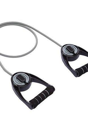 Еспандер трубчастий із ручками ps lt-1501 сірий (56429370), no branding