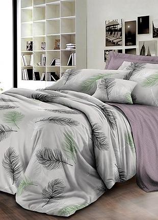 Комплект ранфорс подих комфорт текстиль двуспальный на резинке