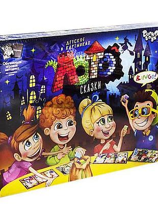 Настольная игра лото детское в картинках от 3 лет