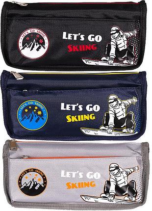 Пенал-косметичка sy-7086 "skiing" 21,0х9,0х5,0см