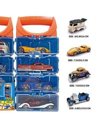 Ігровий набір машин металопластикових hc 8600-1 4 машинки, в боксі
