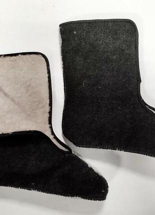 Вставки утепленные меховые в сапоги 28см р 43