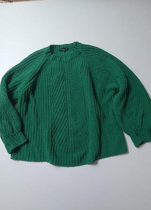 Вязаный яркий свитер