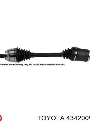 Полуось (привод) передняя левая toyota highlander 13-, 434200w240