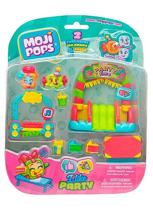Игровой набор moji pops – вечерка (2 фигурки, аксессуары)
